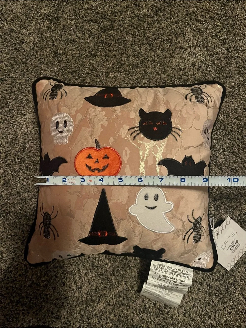 Secret Celebrity Halloween pillow